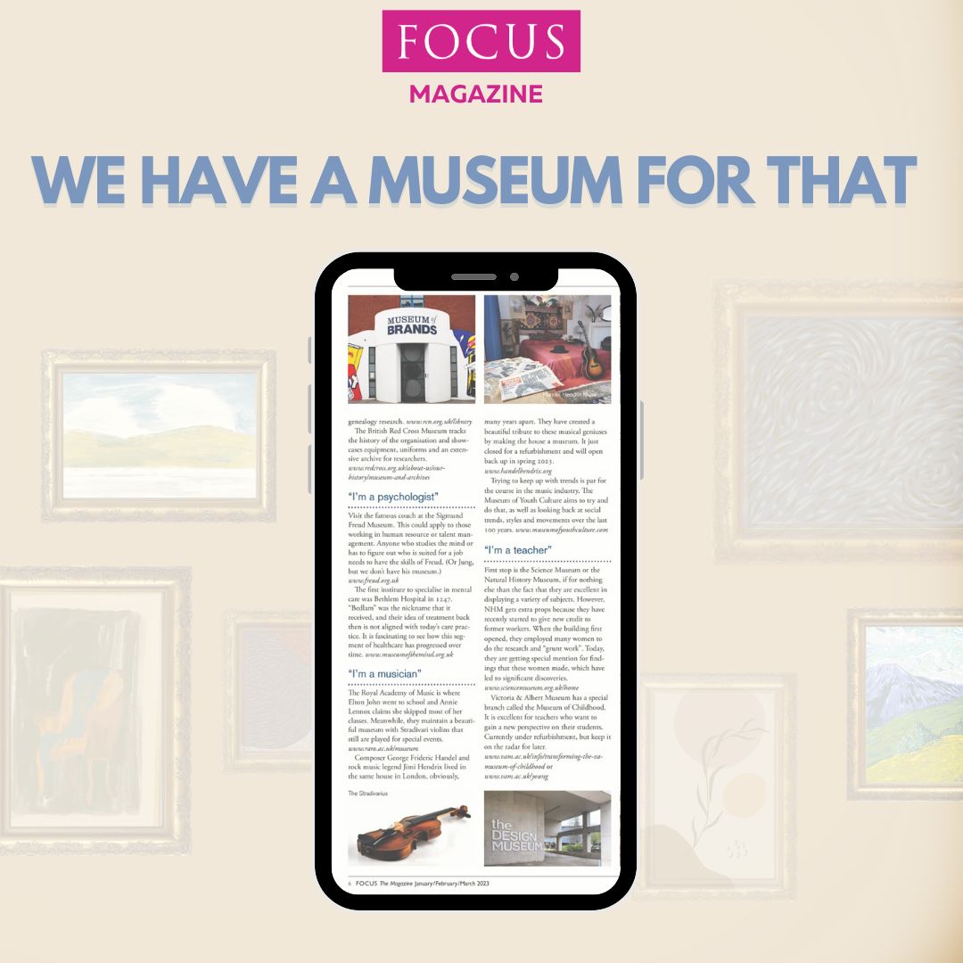 We have a museum for that
